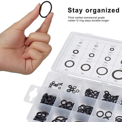225 Pcs O-ring Assortment for Various Applications (Universal)