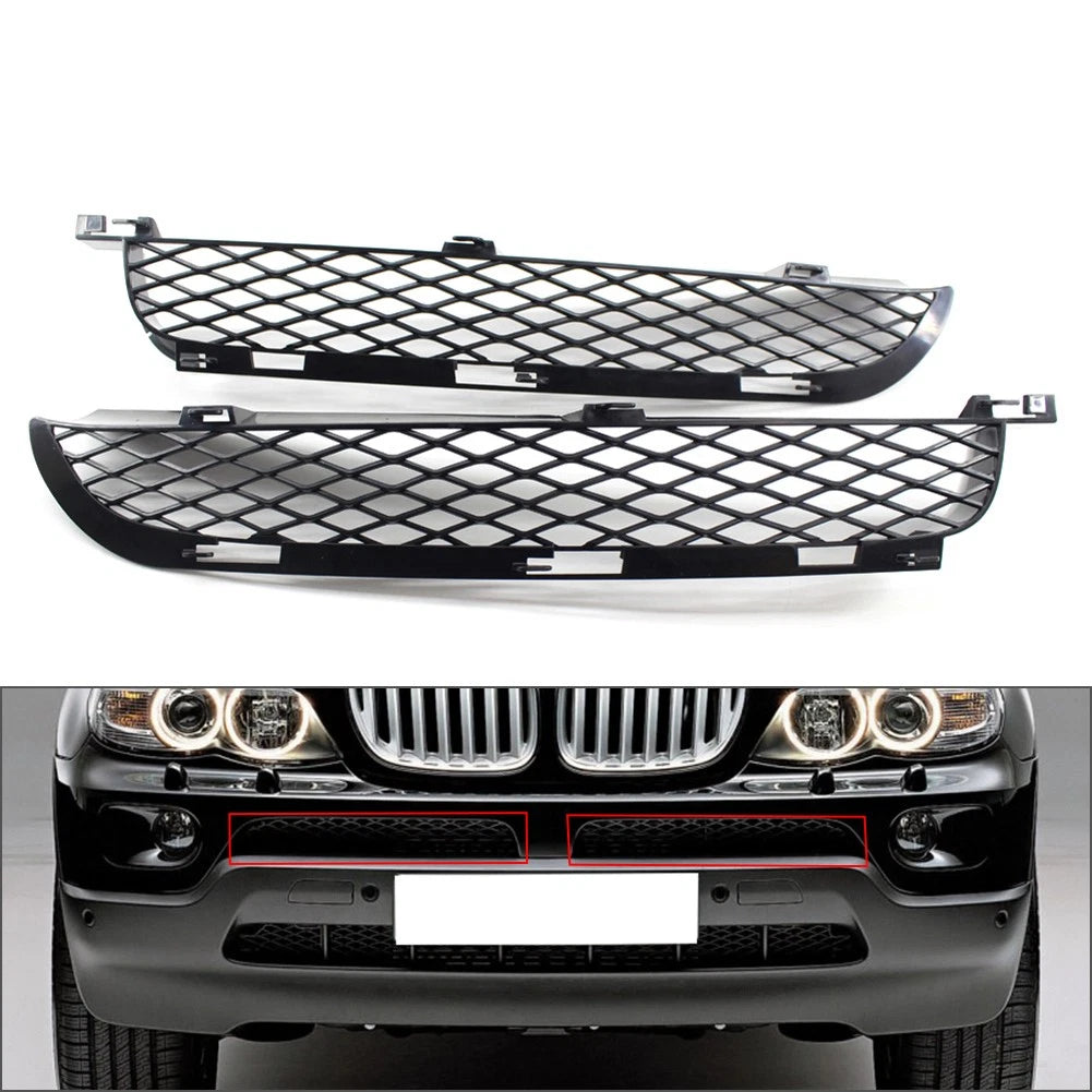 2X Front Lower Grille for BMW X5 E53 (2003–2006)