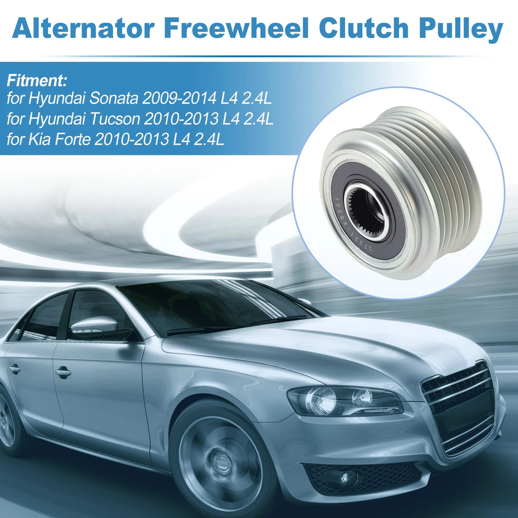 Alternator Freewheel Clutch Pulley Replacement for Hyundai Sonata (2009–2014)
