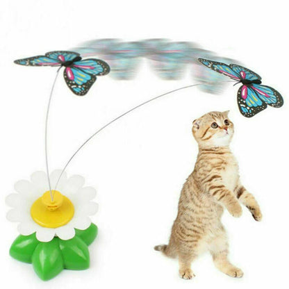 Electric Rotating Bird Toy for Cats - Teaser Fun Kitten Play AU