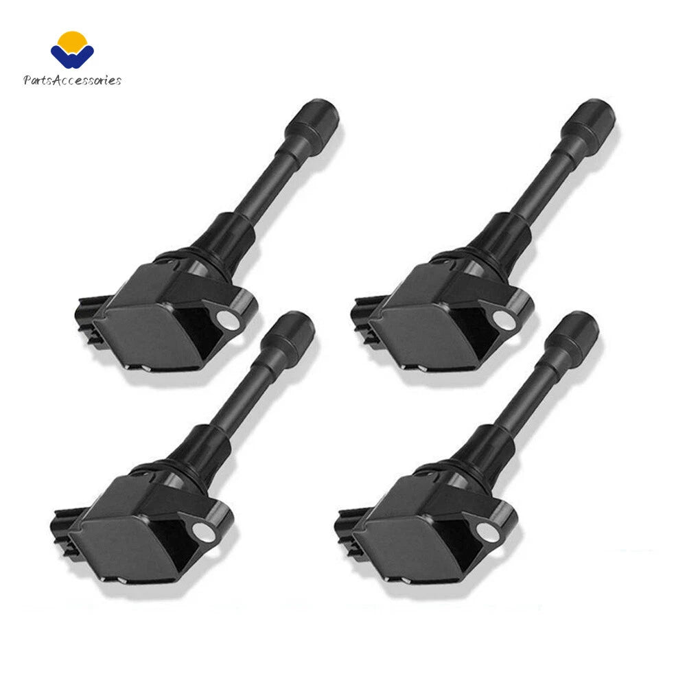Set of 4 Ignition Coils + 4 Spark Plugs for Nissan Altima L4 2.5L (2007–2015) 22448-ED000 UF549