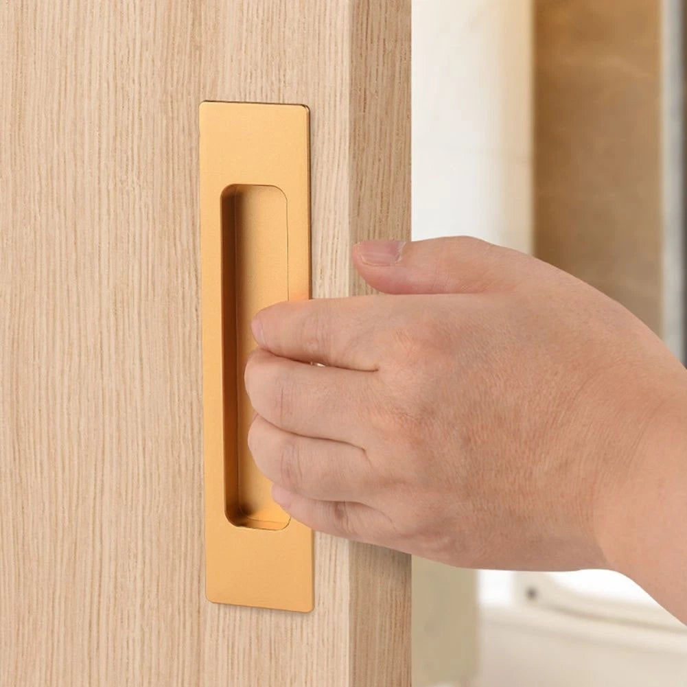 Smooth Aluminum Alloy Handle for Sliding Doors Cabinets (No Part Numbers)