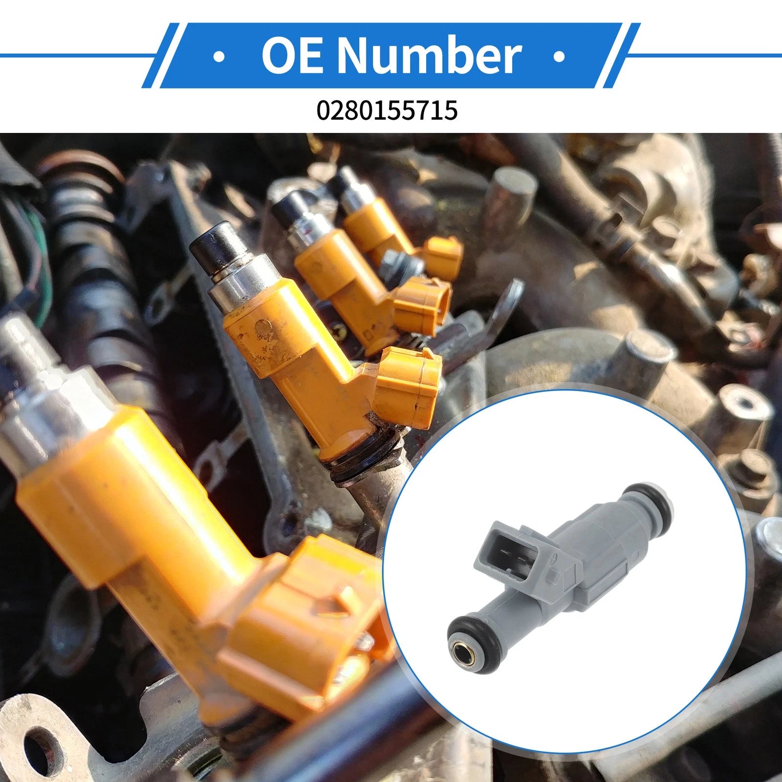 Fuel Injector Replacement for Dodge Ram 1500 2500 3500 (5.2L 5.9L) (1994–2001)