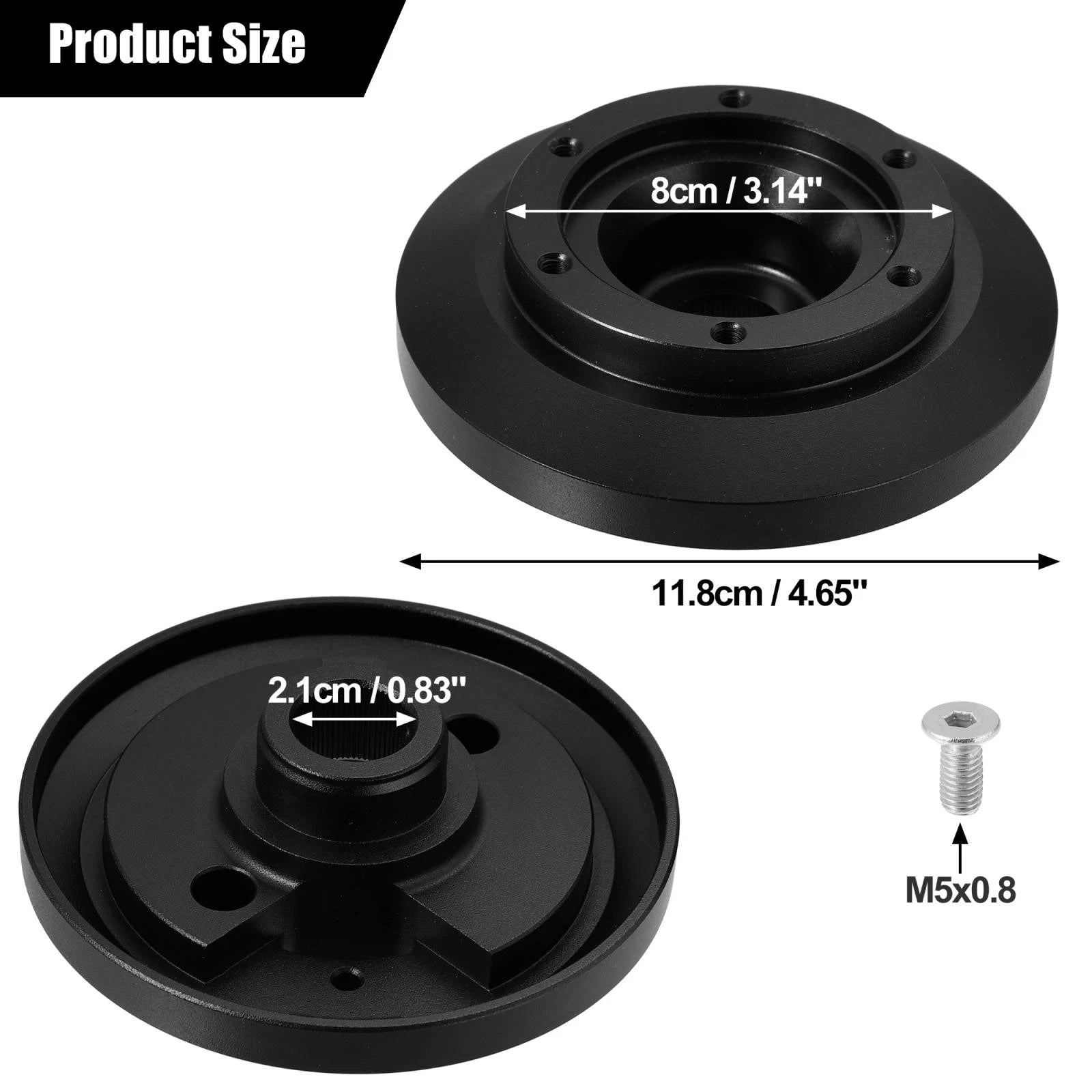 Steering Wheel Hub Adapter 6 Hole for BMW M3 Z4 E90 Mini Cooper