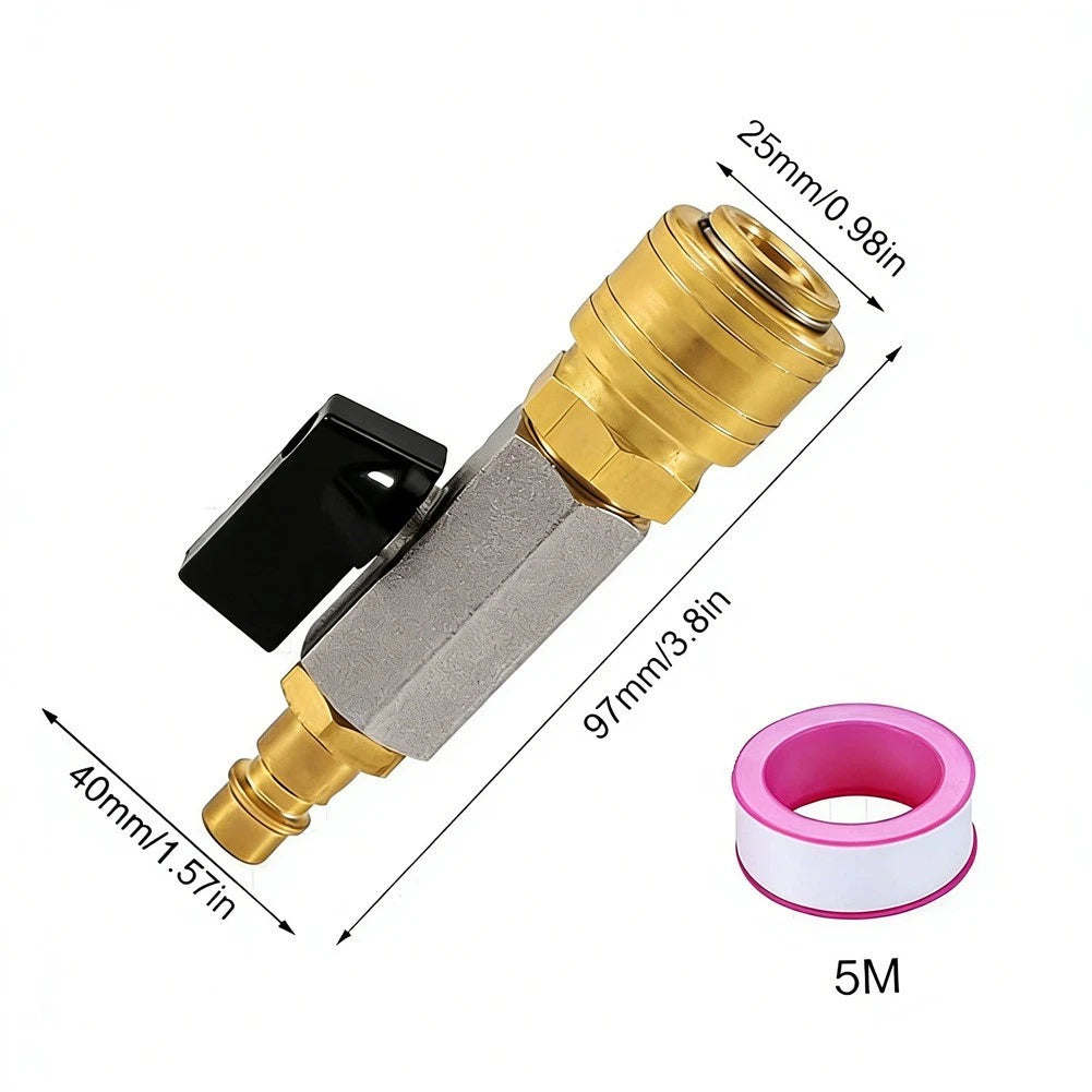 Compressed Air Shut Off Valve 1/4 Inch for Various Applications