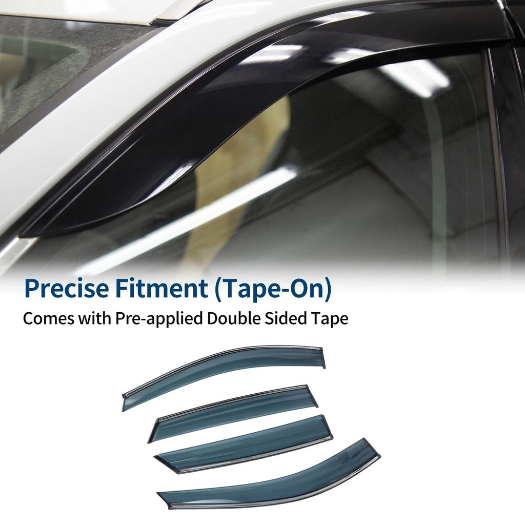 Window Deflectors Side Vent Visors 1 Set for Hyundai Tucson (2010–2015)