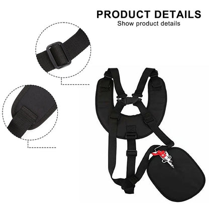 Nylon Adjustable Trimmer Shoulder Strap Harness for Comfort and Support