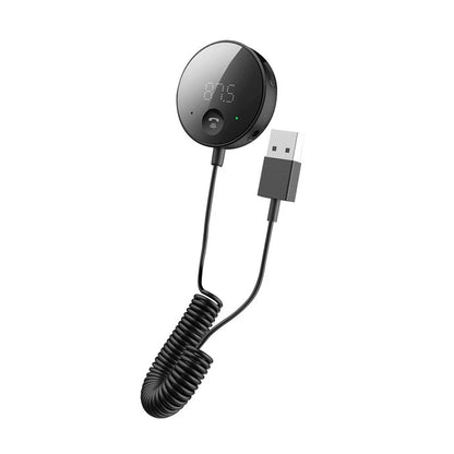 Bluetooth 5.0 Wireless FM Transmitter for Car with LCD Display Adapter