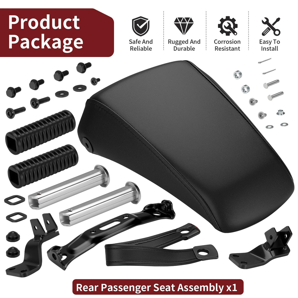 Rear Passenger Seat & Footpeg Kit for Honda Fury 1300 VT1300CX CXA (2010–2024)