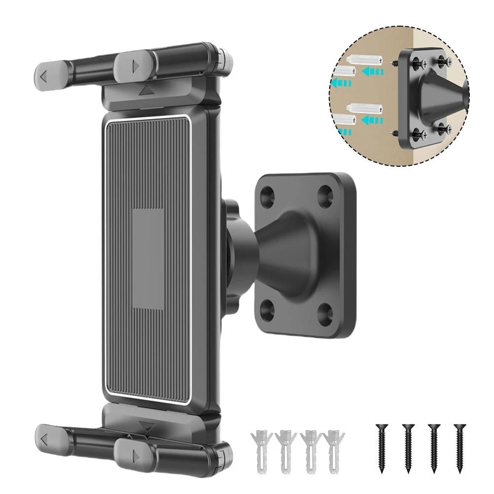 360 Degree Adjustable Wall Mount Holder for 7 to 15 Inch Devices