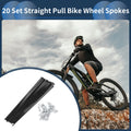 Bicycle Spokes Set 138mm Straight Pull for 14G Wheel Building (All Models)