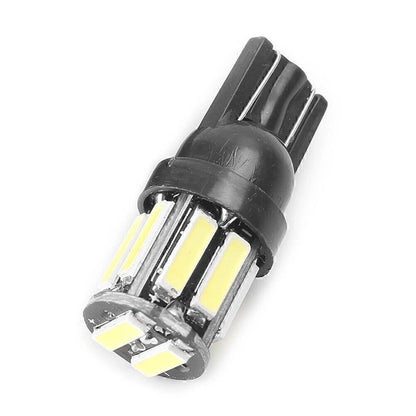 T10 7020 White LED 10SMD Interior Dome Map Light Bulb for