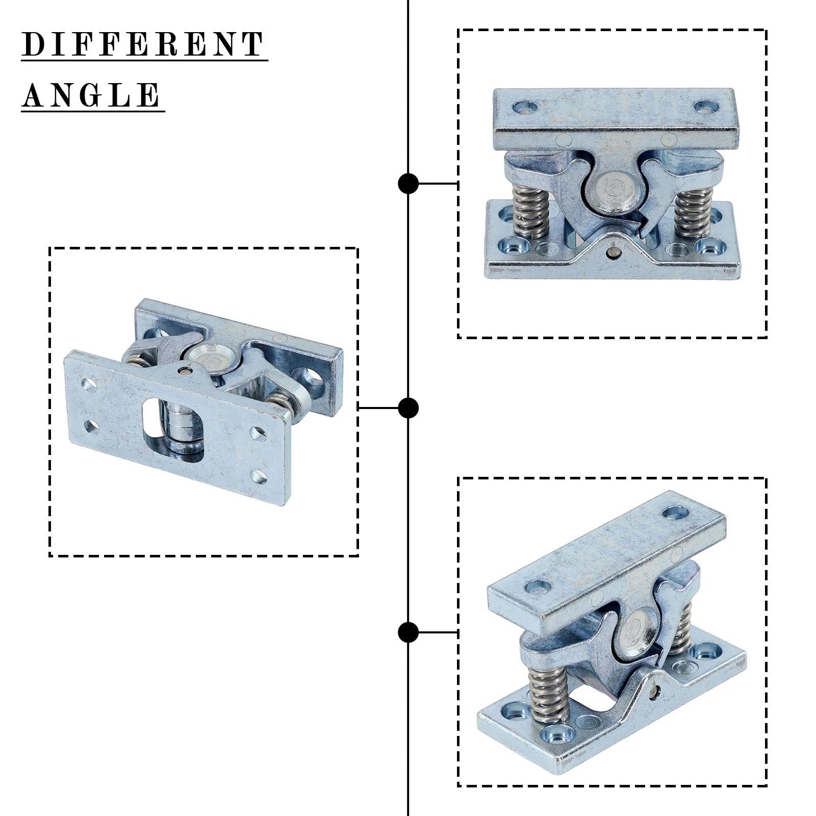 Spring Loaded Door Catch Release Lock for
