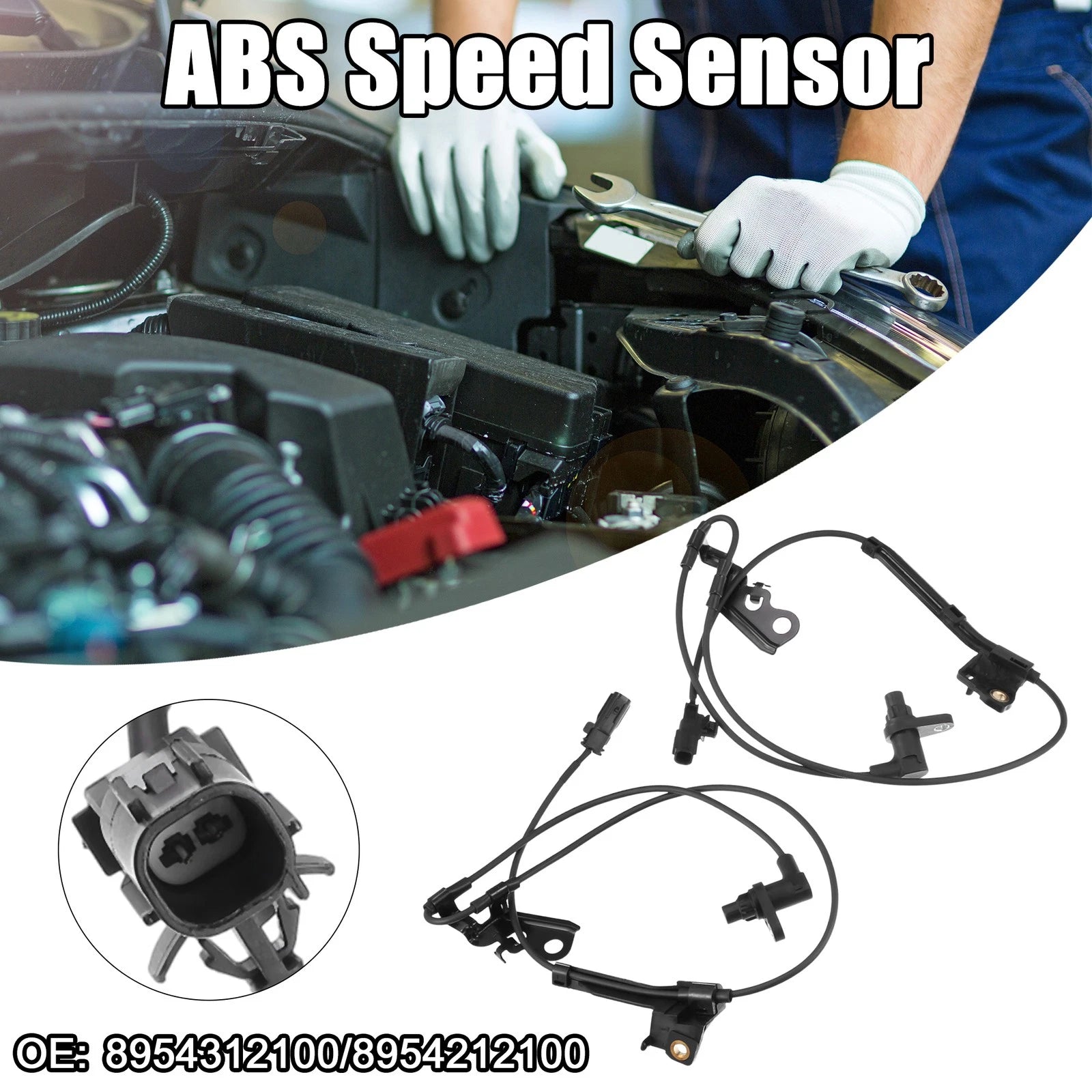 ABS Wheel Speed Sensor Front Left Right Set for Toyota Corolla (2009–2013)