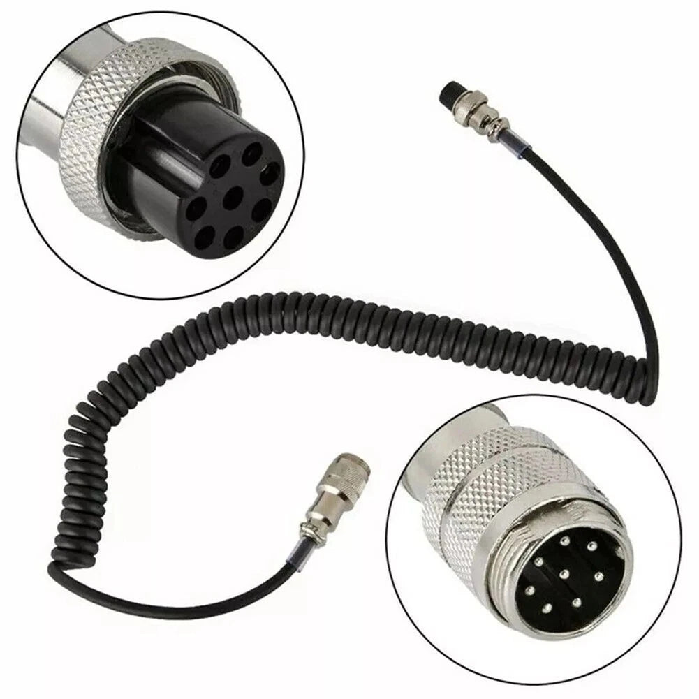 Microphone Extension Cable for Kenwood Yaesu (Flexible, Bend Resistant)