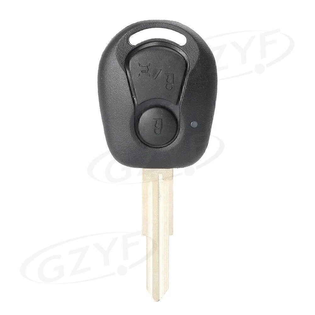 2-Buttons Remote Key Fob Shell Case for Ssangyong Actyon Kyron Rexton (2006–2017)