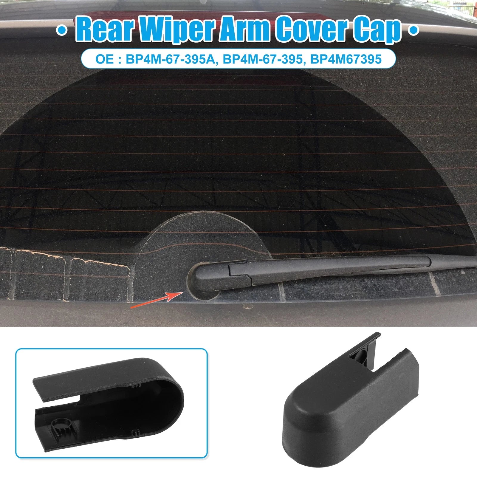 Rear Windshield Wiper Arm Cover Cap Replacement for Hyundai Venue (2020–2021)