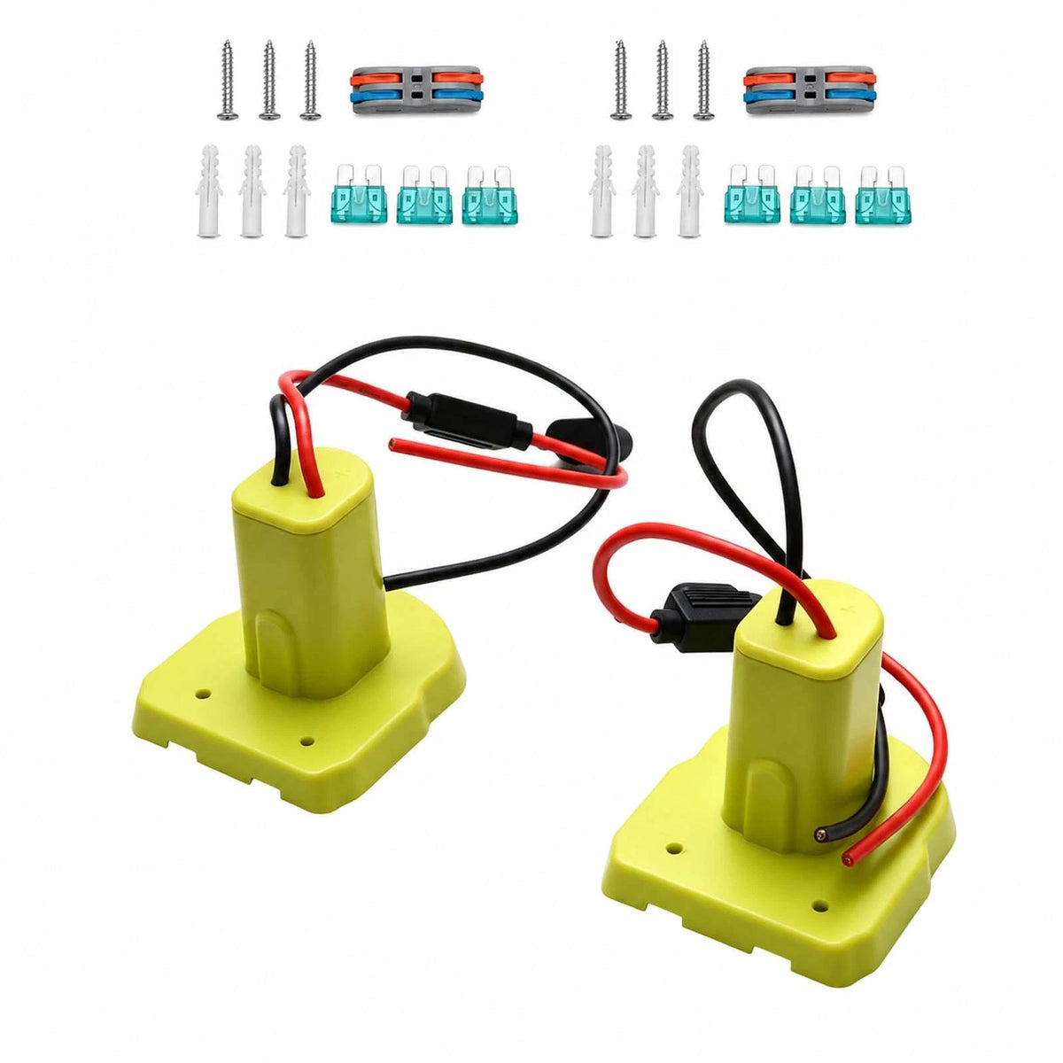Ryobi 18V Battery Adapter Conversion Kit for Portable Fan (DIY 12V)