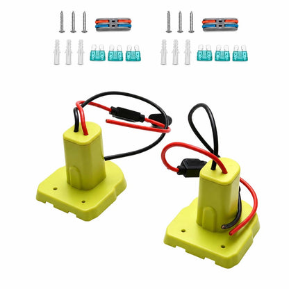 Ryobi 18V Battery Adapter Conversion Kit for Portable Fan (DIY 12V)