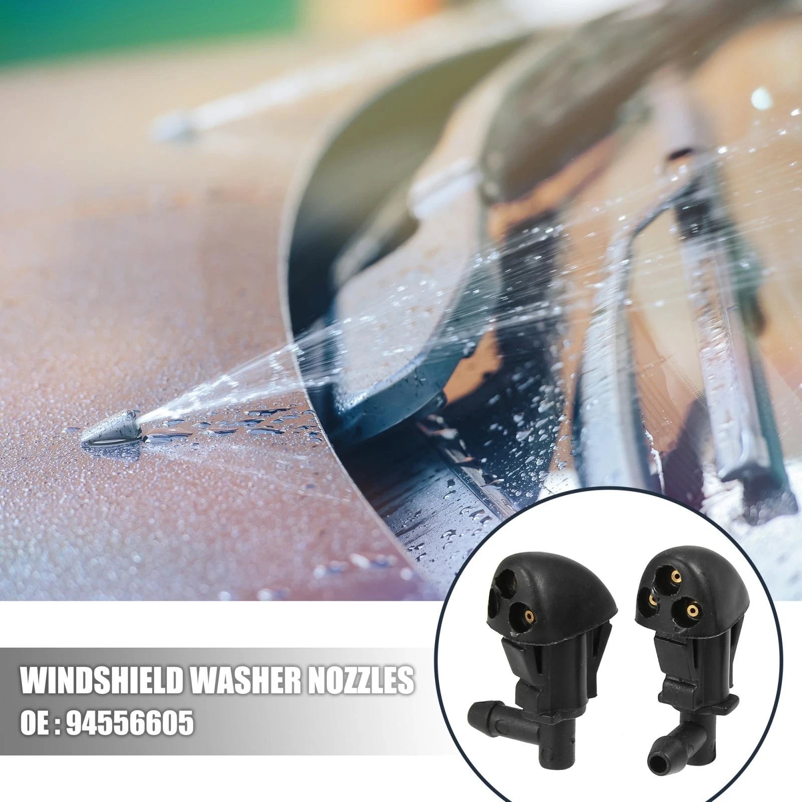 Front Windshield Washer Nozzles Front Set for Chevrolet Cruze (2010–2014)