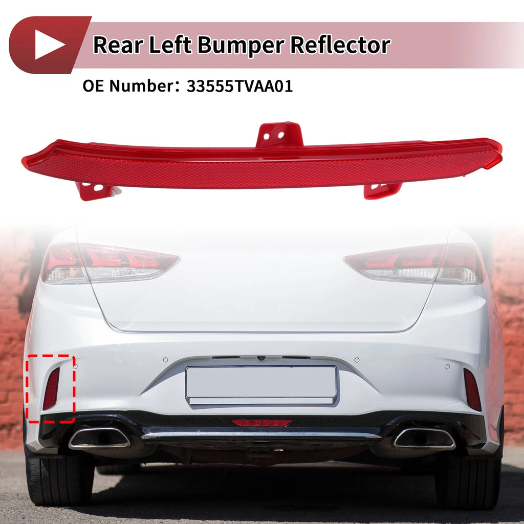 1 Pc Rear Left Bumper Reflector Replacement for Honda Accord (2018–2022)