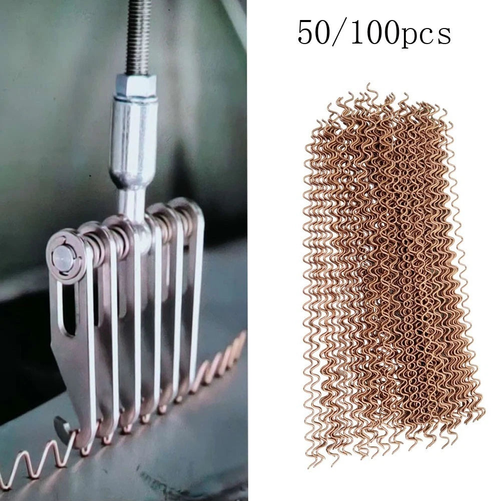 50 Pieces Thick Body Work Puller with 2mm Diameter Wave Welding Wire