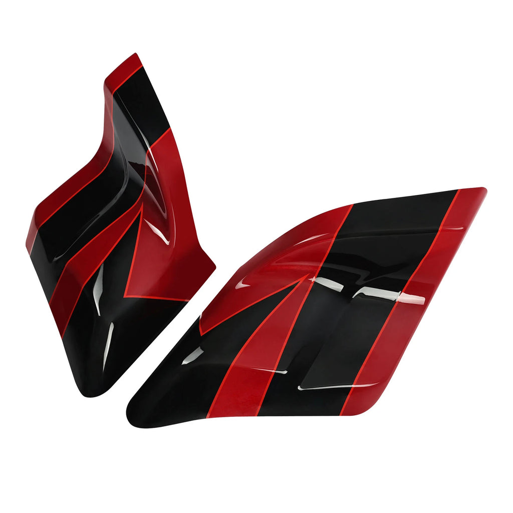 Stretched Side Cover for Harley Touring (2014–2023) Starfire Black/Atomic Red