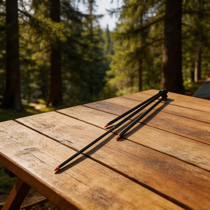 Adjustable Height Campfire Tripod for Outdoor Cooking (Portable Design)