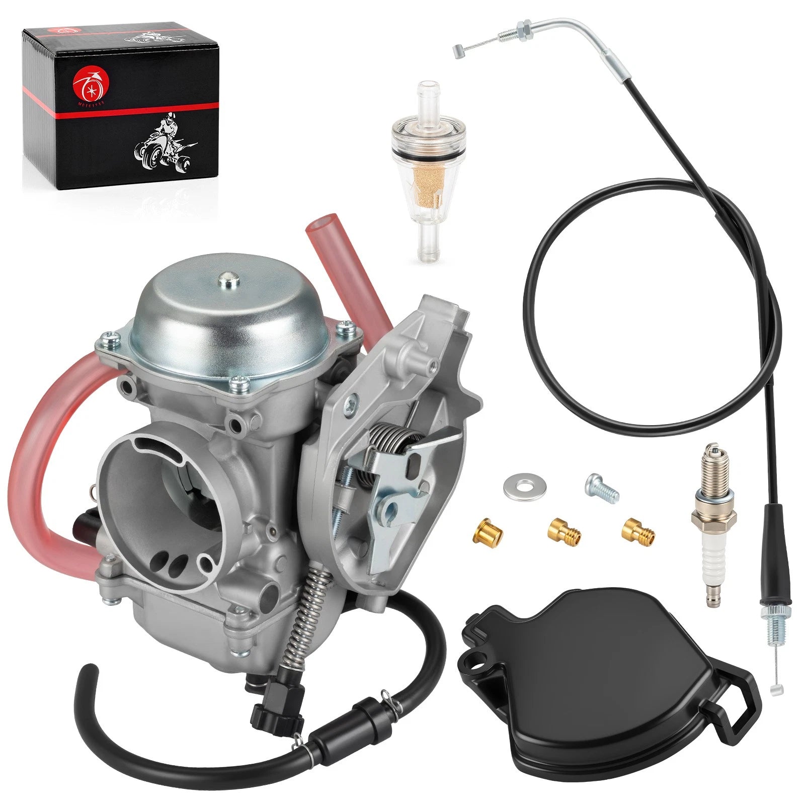 Carburetor with Throttle Cable for Kawasaki Prairie 360 (2003–2013)