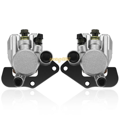 Front Brake Calipers w/Pads for Kawasaki Prairie 360 (2003–2013)