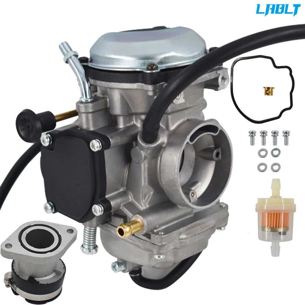 Carb & Intake Manifold for Yamaha Bear Tracker 250 YFM250 Big Bear 350 (1999–2006)