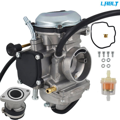 Carb & Intake Manifold for Yamaha Bear Tracker 250 YFM250 Big Bear 350 (1999–2006)