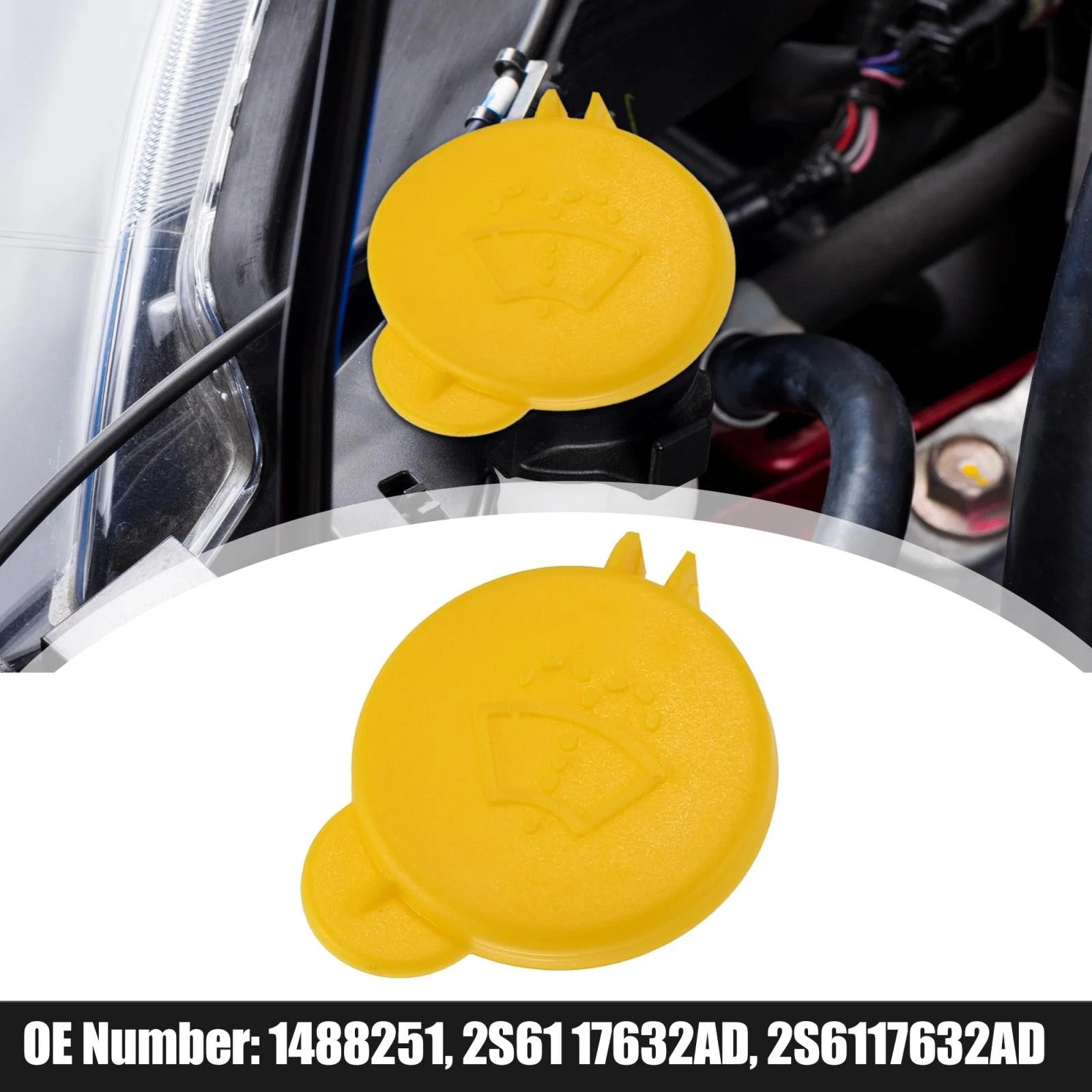 Washer Fluid Reservoir Cap Replacement for Ford Fiesta MK6 (2009–2016)