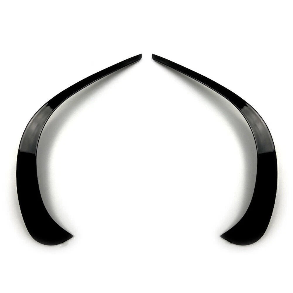 Gloss Black Front Bumper Spoiler Trim for Benz GLC X253 (2020–2021)