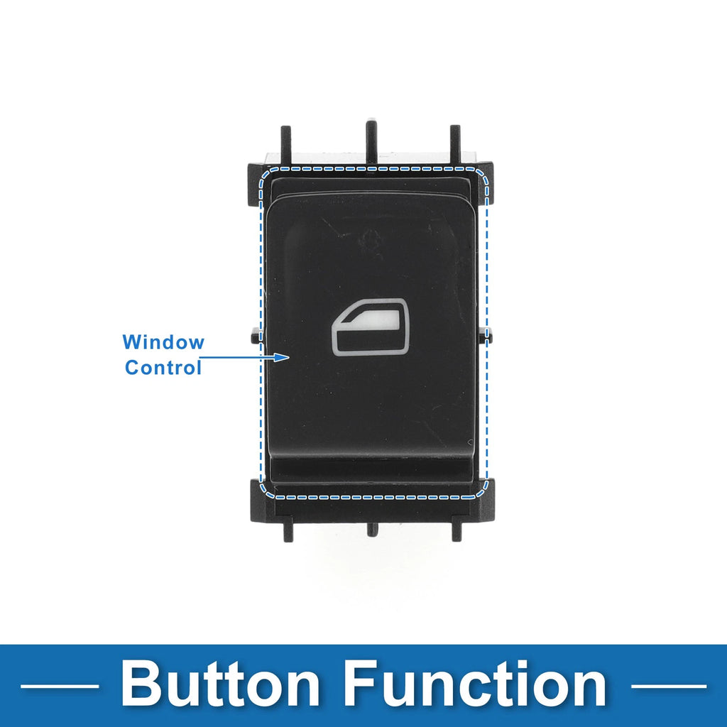 Passenger Power Window Switch Replacement for Volkswagen Gran Lavida 2013-2017