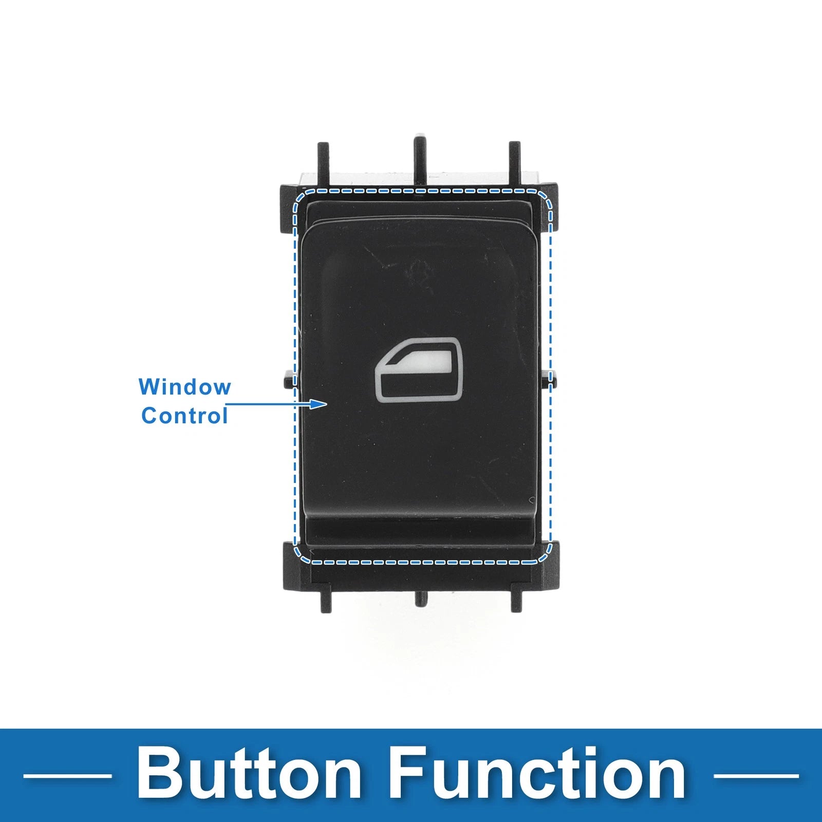 Passenger Power Window Switch Replacement for Volkswagen Gran Lavida 2013-2017