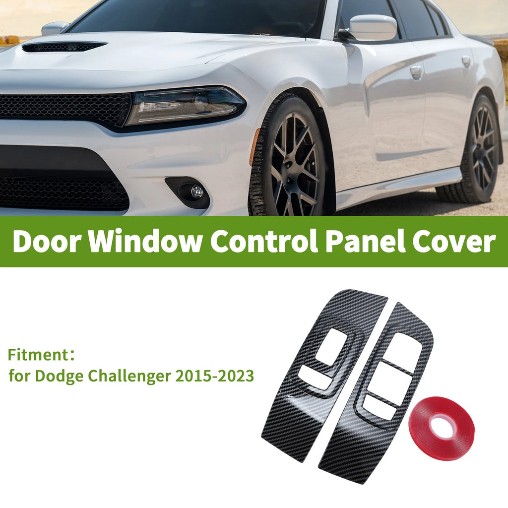 Window Switch Bezel Cover Set for Dodge Challenger (2015–2023)