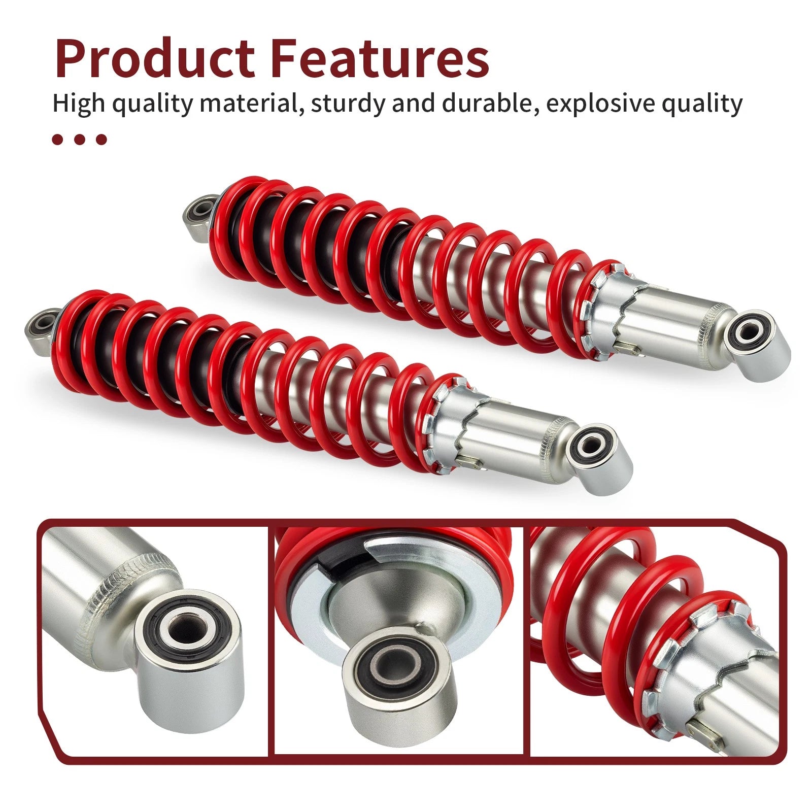 2X Front Shock Absorber for Honda Sportrax 400 TRX400EX TRX400X (1999–2004) 51400-HN1-A41
