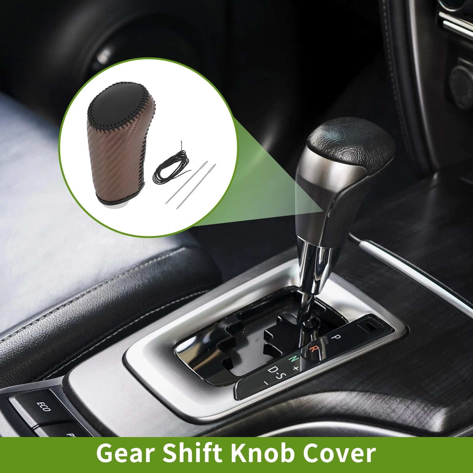 Gear Shift Knob Cover Replacement for Chevrolet Malibu (2008–2012)