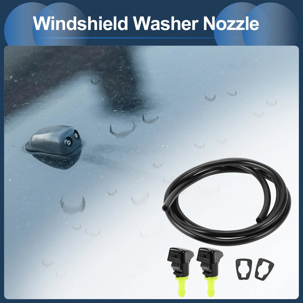 Windshield Washer Nozzle With Gasket and Hose for Dodge Grand Caravan (2011–2020)