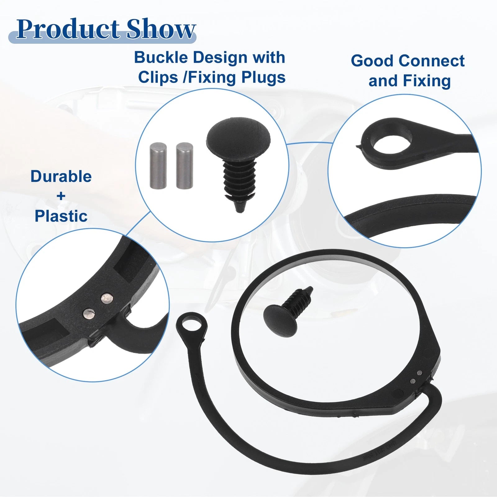 Fuel Tank Cap Tether O Ring Curved 2 Pack for Audi 90 (1993–1995)
