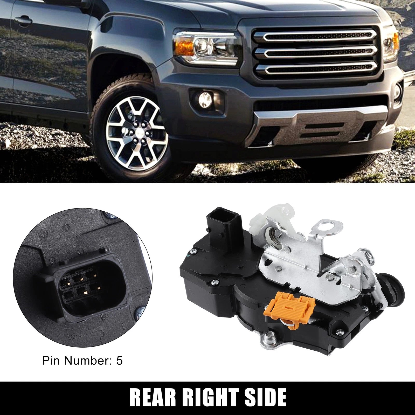 Power Door Lock Actuator Motor Rear Right Replacement for Chevy Impala (2000–2020)