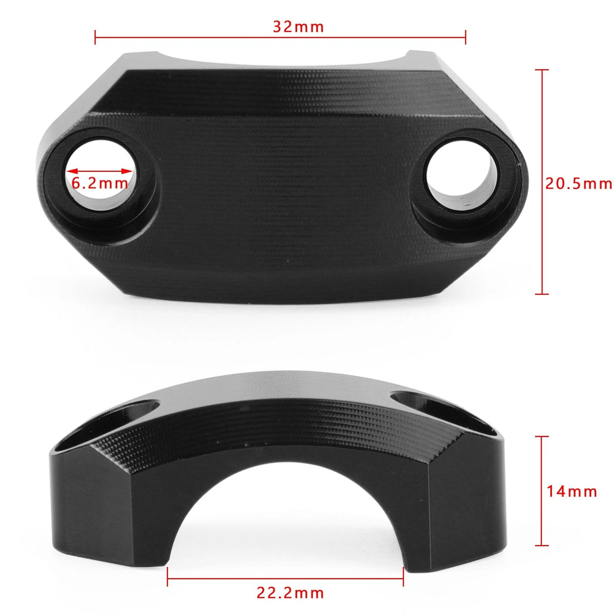 22mm Master Cylinder Perch Clamp Cover for Motocross MX Enduro