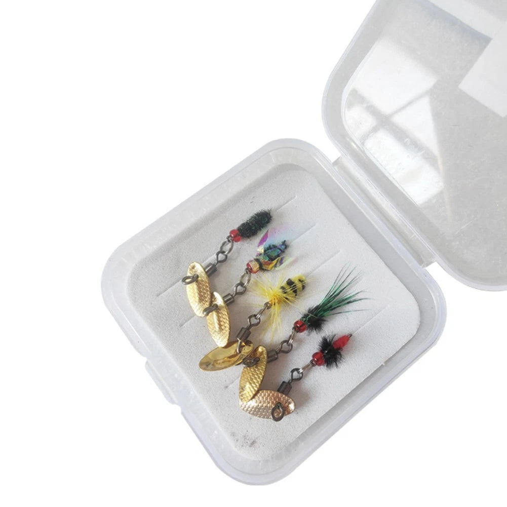5 Piece Metal Fly Fishing Hooks for Bee Midge Pattern Tying