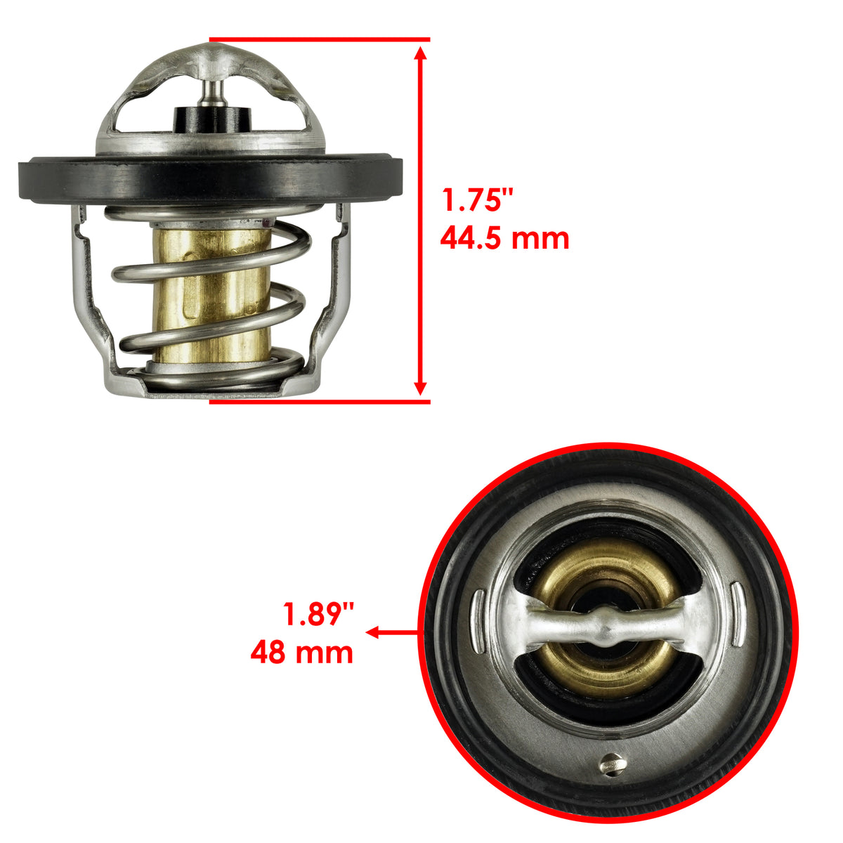 Thermostat with O-Ring for Suzuki SV650 ABS SV650A 2017-2019