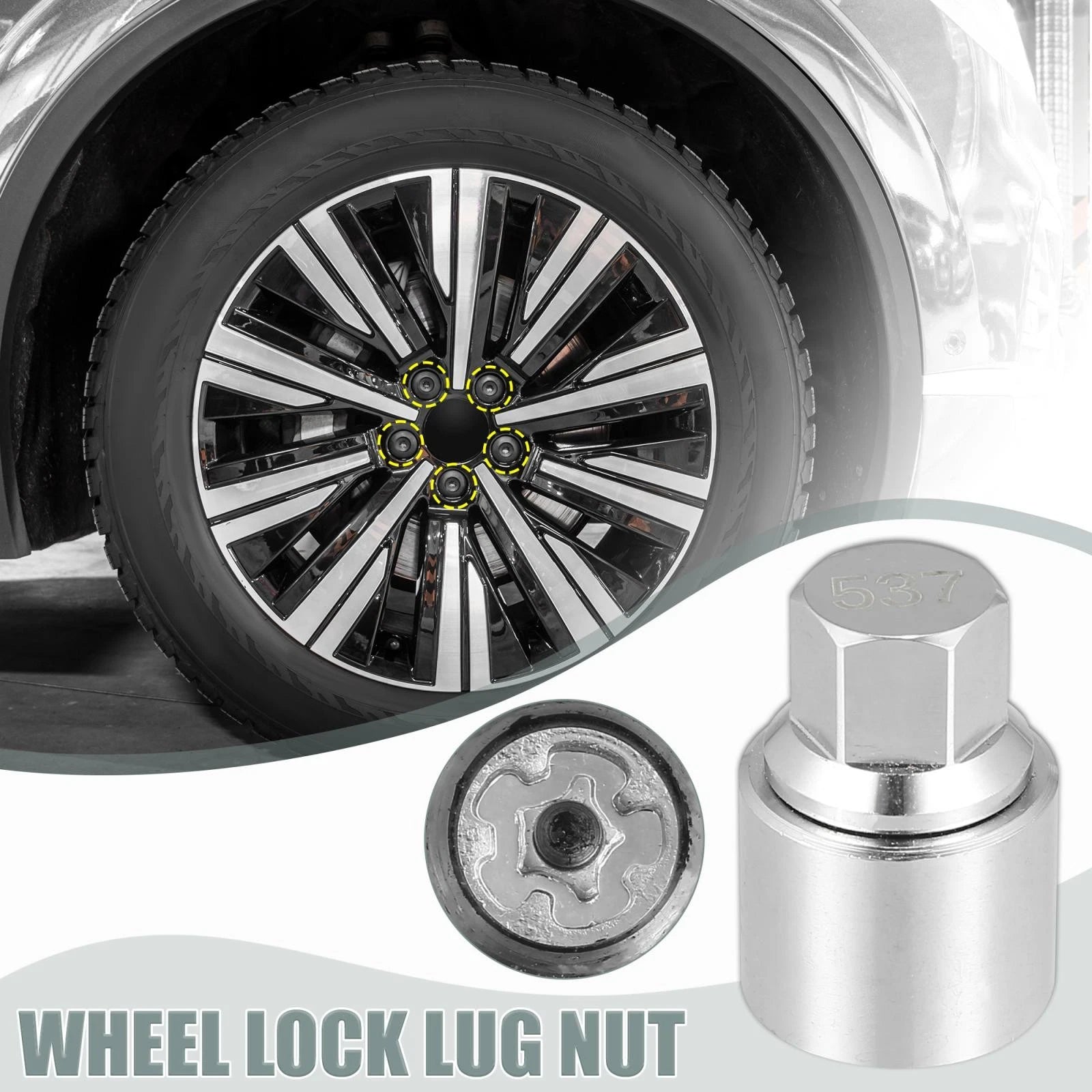 Wheel Lock Lug Nut Key Replacement for Volkswagen Tiguan (2018–2024)