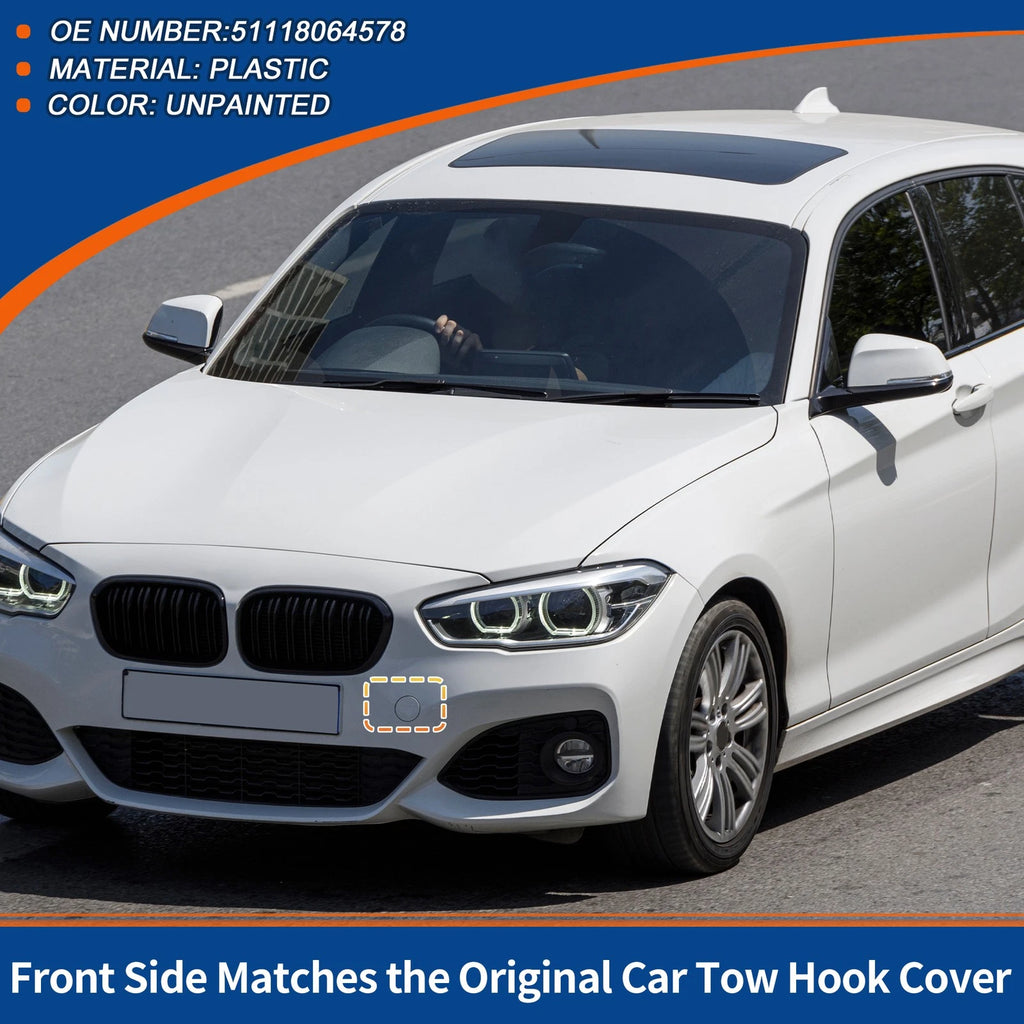 Front Tow Hook Cover for BMW 1 Series F20 Replacement (2012–2019)