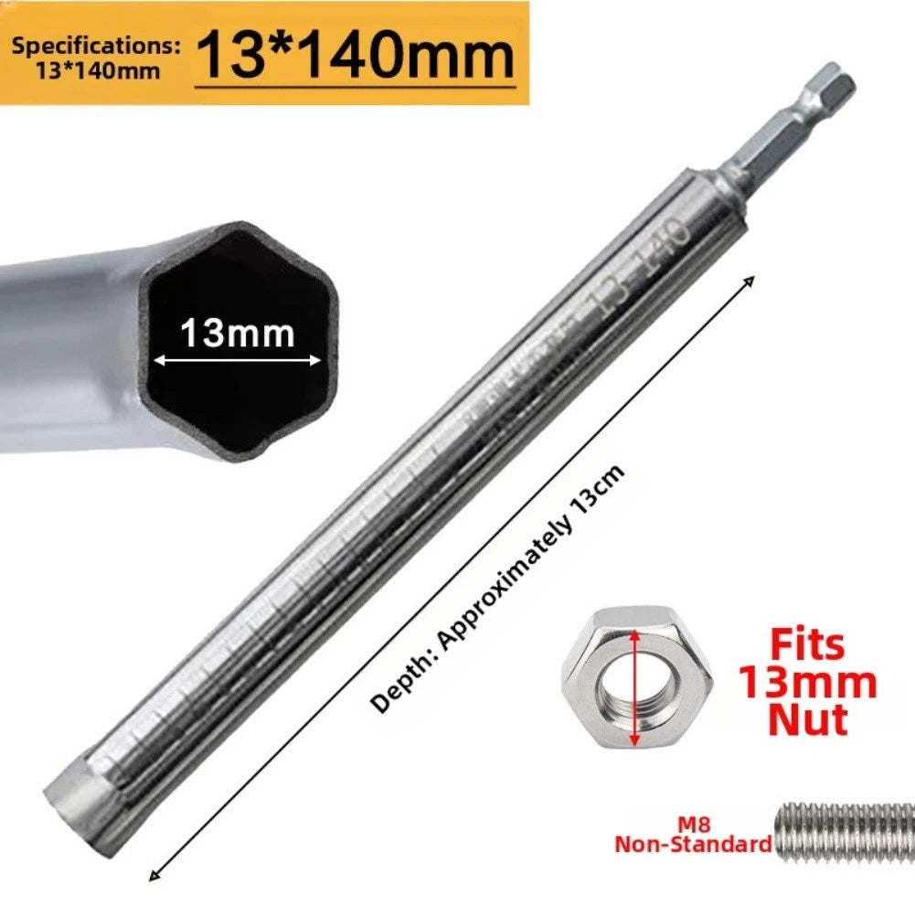 140MM Hollow Nut Driver Socket for Long Bolts (No Year Range)