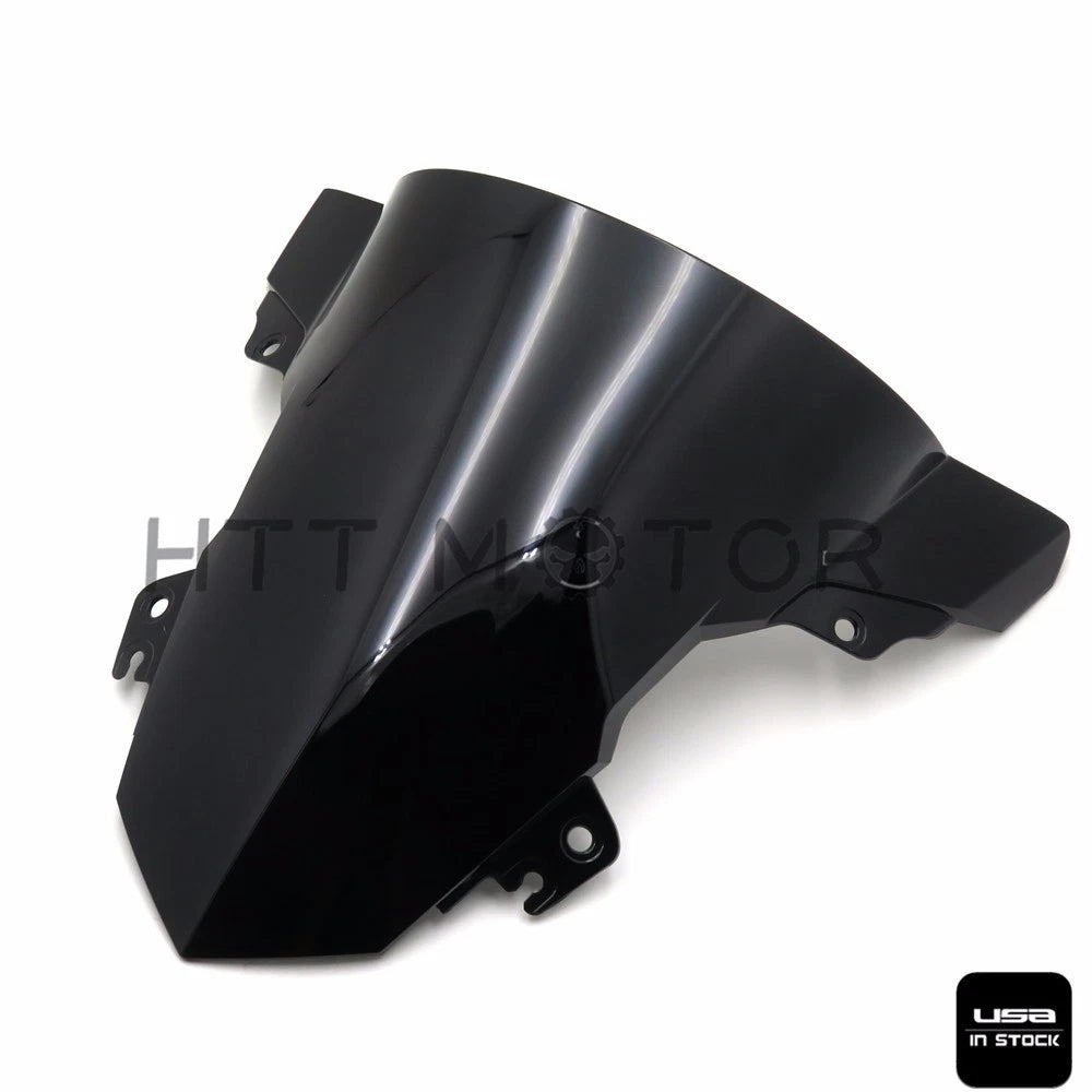 Double Bubble Windshield for BMW S1000RR (2015–2017) Black