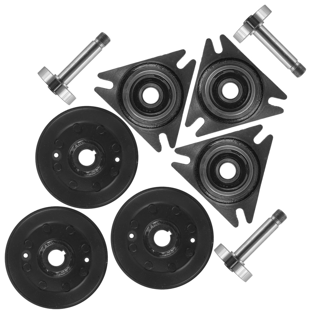 Deck Spindle Pulley Shaft Replacement for John Deere 46 Inch (200–300) (2010–2024)